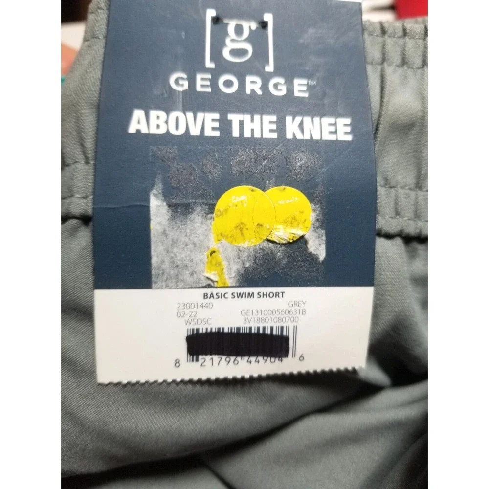3 Pair NWT George Above Knee UPF 50+ Swim Mesh Lining‎ Pockets Size 3XL (48-50)